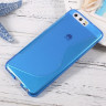 Чехлы на Huawei | Нескользящая накладка Huawei P10 (голубой)