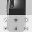 Гибридный чехол LOVE MEI для Huawei P20 Pro / P20 Plus (красный)