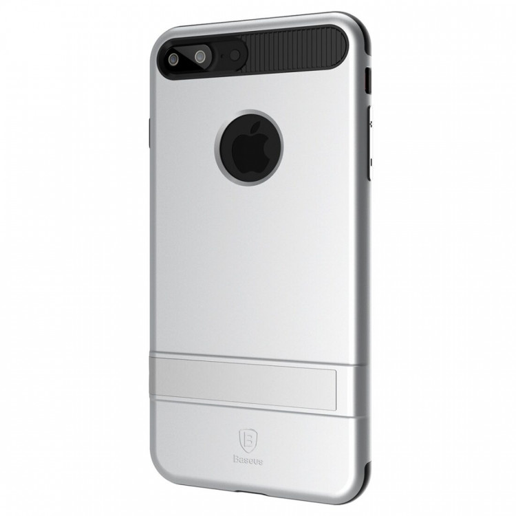 Чехол с подставкой Baseus для iPhone 7 Plus / iPhone 8 Plus (серебряный)