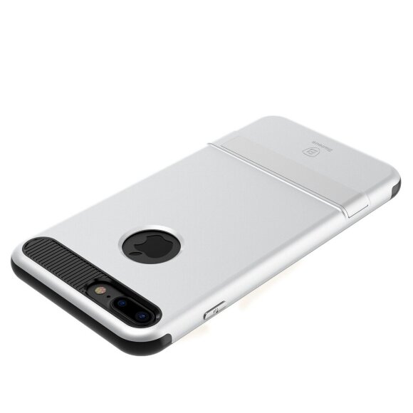 Чехол с подставкой Baseus для iPhone 7 Plus / iPhone 8 Plus (серебряный) Чехол с подставкой Baseus для iPhone 7 Plus / iPhone 8 Plus (серебряный)