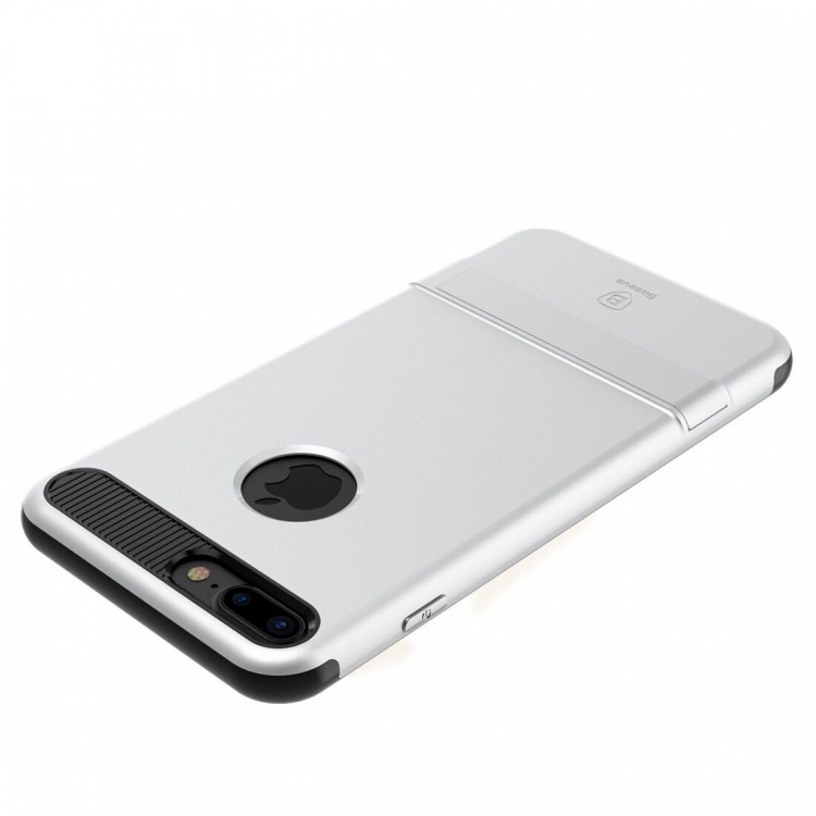 Чехол с подставкой Baseus для iPhone 7 Plus / iPhone 8 Plus (серебряный)