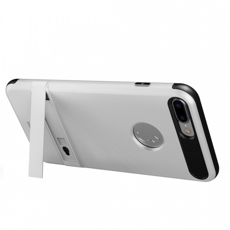 Чехол с подставкой Baseus для iPhone 7 Plus / iPhone 8 Plus (серебряный)