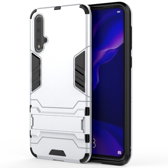 Чехол Duty Armor для Huawei nova 5 Pro / Huawei nova 5 (серебряный)