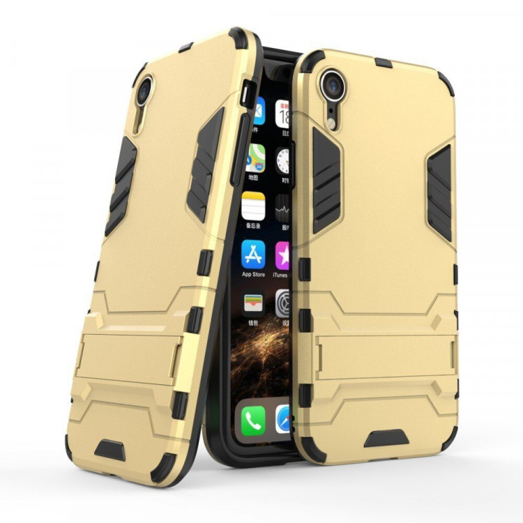 Чехол Duty Armor для iPhone XR (золотой)