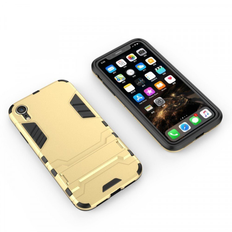 Чехол Duty Armor для iPhone XR (золотой)