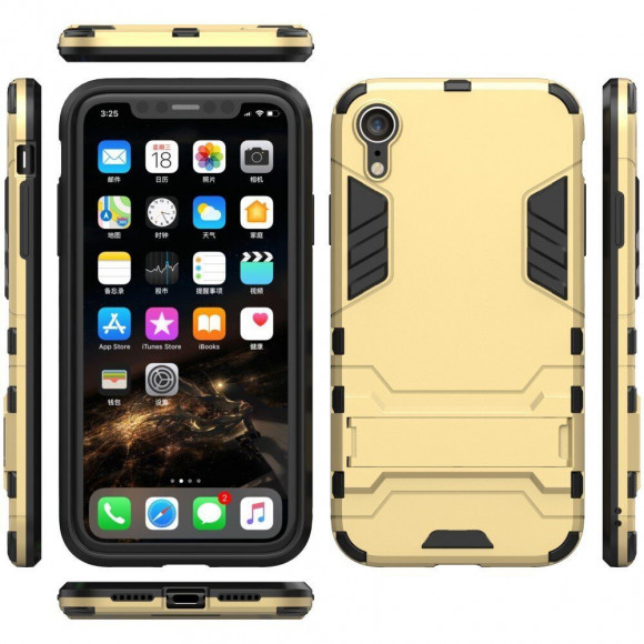 Чехол Duty Armor для iPhone XR (золотой)