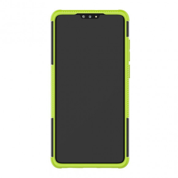 Чехол Hybrid Armor для Huawei P30 (черный + зеленый)