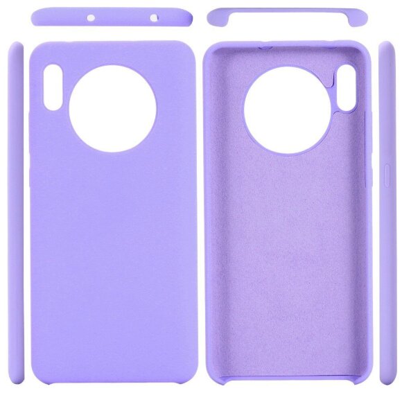Силиконовый чехол Mobile Shell для Huawei Mate 30 Pro (фиолетовый)
