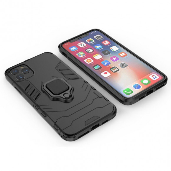 Чехол Armor Ring Holder для iPhone 11 Pro (черный) Чехол Armor Ring Holder для iPhone 11 Pro (черный)