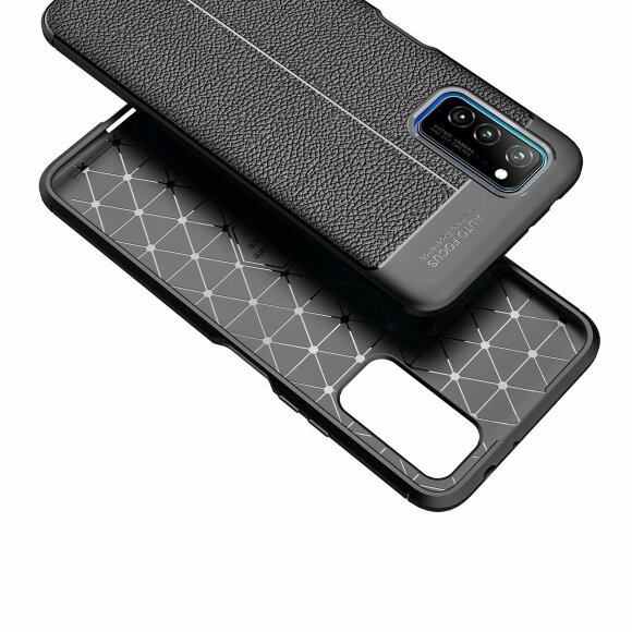 Чехол-накладка Litchi Grain для Honor V30 / Honor View 30 Pro (красный)