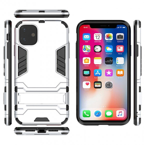 Чехол Duty Armor для iPhone 11 (серебряный)
