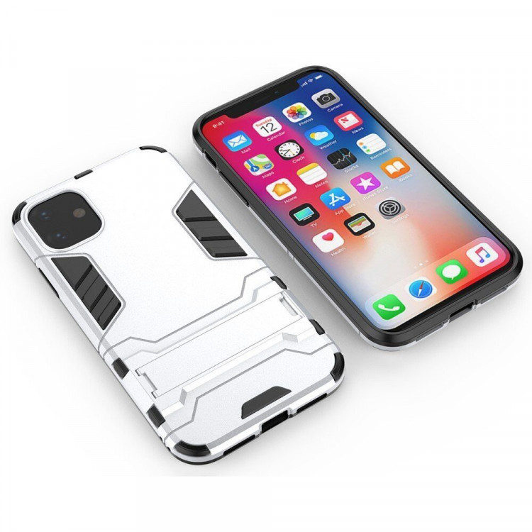 Чехол Duty Armor для iPhone 11 (серебряный)