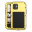 Гибридный чехол LOVE MEI для iPhone 12 (желтый)