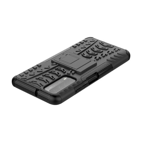 Чехол Hybrid Armor для Huawei P smart 2021 (черный) Чехол Hybrid Armor для Huawei P smart 2021 (черный)