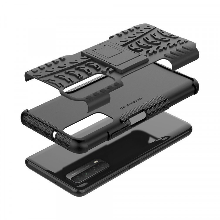 Чехол Hybrid Armor для Huawei P smart 2021 (черный)