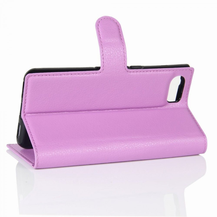 Чехол с визитницей для BlackBerry Keyone (фиолетовый)