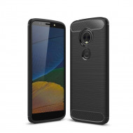 Чехол-накладка Carbon Fibre для Motorola Moto E5 (черный) Чехол-накладка Carbon Fibre для Motorola Moto E5 (черный)