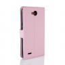 Чехол с визитницей для LG X Power 2 M320  (розовый)