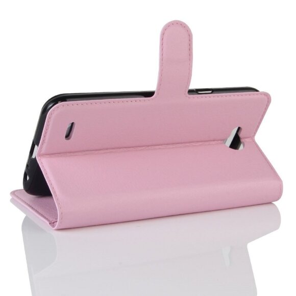 Чехол с визитницей для LG X Power 2 M320  (розовый)