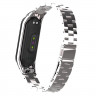 Стальной браслет для Xiaomi Mi Band 4 (серебряный)