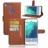 Чехол с визитницей для Google Pixel XL (коричневый)