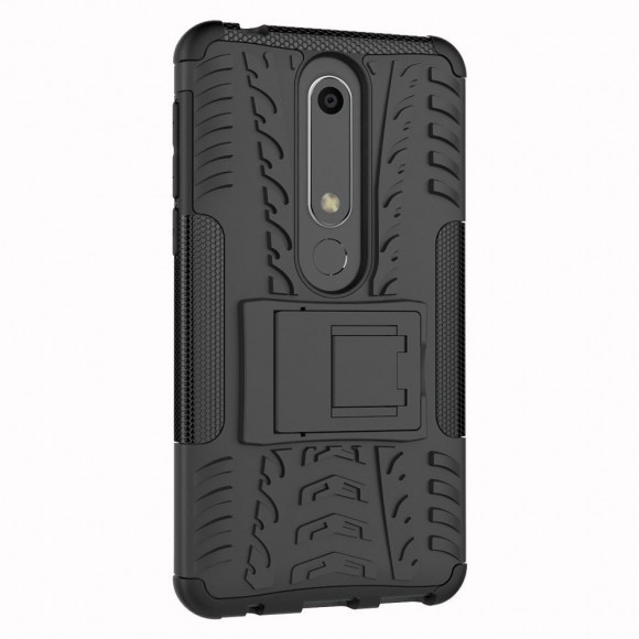 Чехол Hybrid Armor для Nokia 6 (2018) / Nokia 6.1 (черный) Чехол Hybrid Armor для Nokia 6 (2018) / Nokia 6.1 (черный)