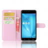 Чехол с визитницей для Asus Zenfone 3 Zoom ZE553KL (розовый)