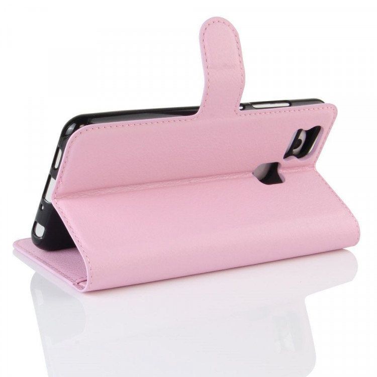Чехол с визитницей для Asus Zenfone 3 Zoom ZE553KL (розовый)