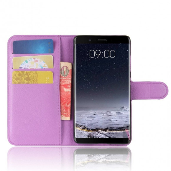 Чехол с визитницей для Nokia 8 Sirocco (фиолетовый) Чехол с визитницей для Nokia 8 Sirocco (фиолетовый)