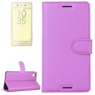 Чехол с визитницей для Sony Xperia X Performance (фиолетовый) Чехол с визитницей для Sony Xperia X Performance (фиолетовый)