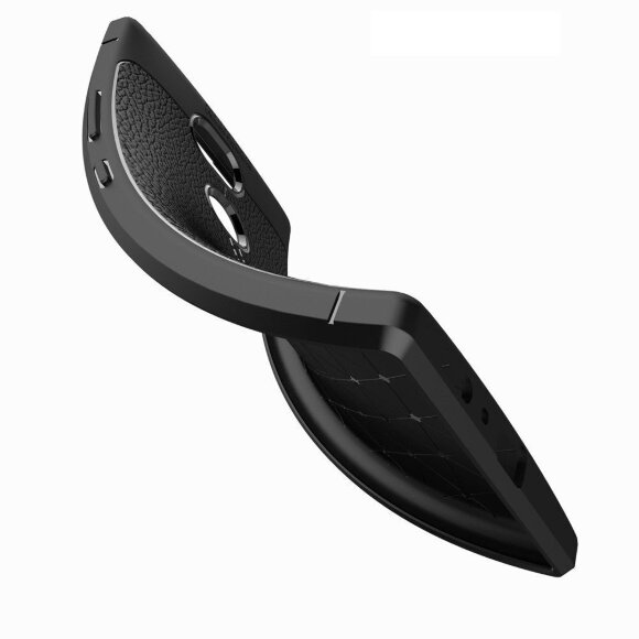 Чехол-накладка Litchi Grain для Sony Xperia L2 (серый)