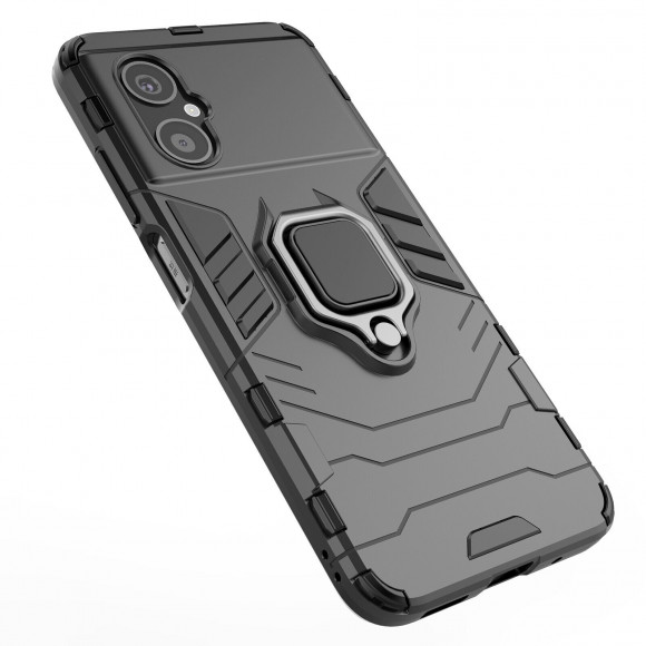 Чехол Armor Ring Holder для Xiaomi Poco M4 5G Global (черный) Чехол Armor Ring Holder для Xiaomi Poco M4 5G Global (черный)