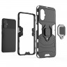 Чехол Armor Ring Holder для Xiaomi Poco M4 5G Global (черный)