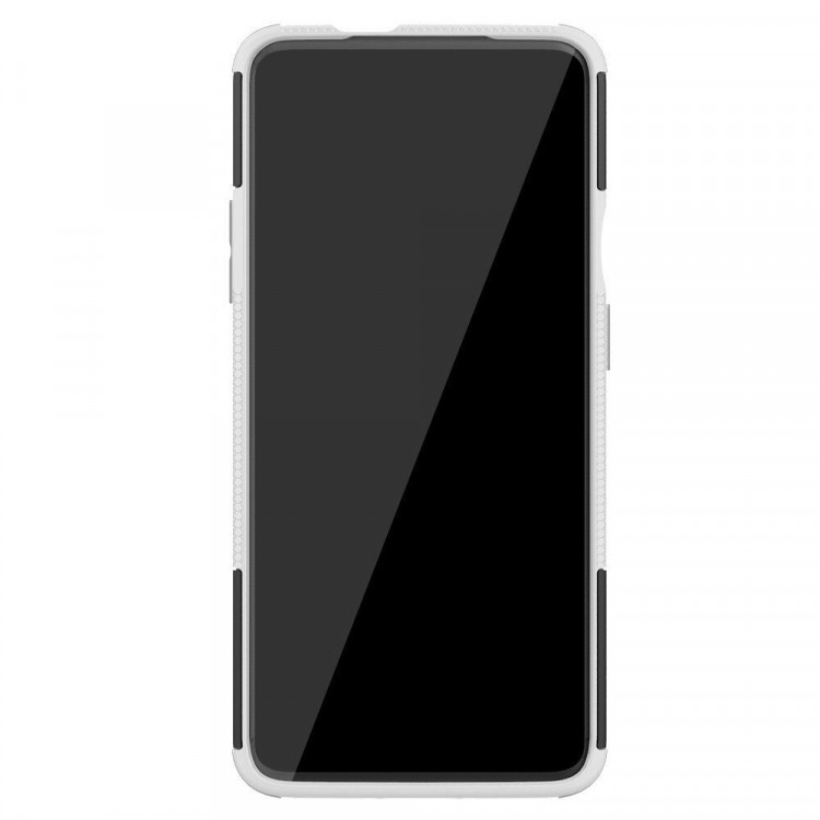 Чехол Hybrid Armor для OnePlus 7T Pro (черный + белый)