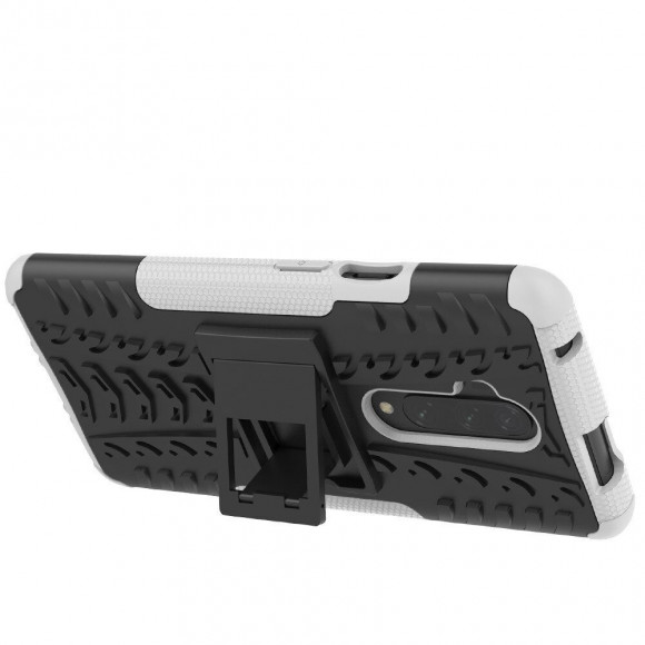 Чехол Hybrid Armor для OnePlus 7T Pro (черный + белый) Чехол Hybrid Armor для OnePlus 7T Pro (черный + белый)