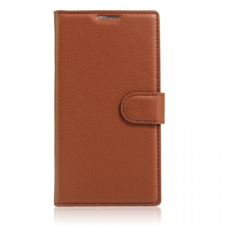 Чехол с визитницей для DOOGEE Y300 (коричневый)