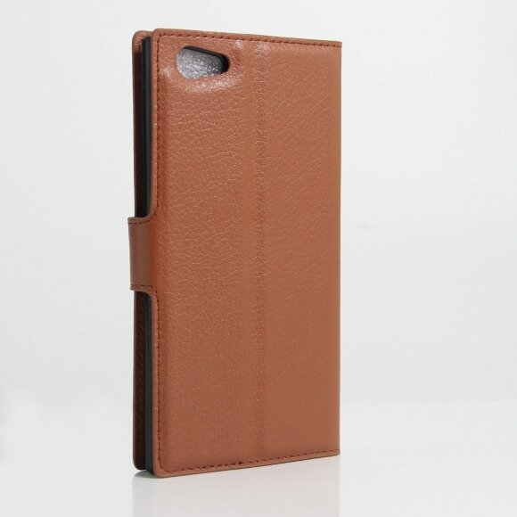 Чехол с визитницей для DOOGEE Y300 (коричневый) Чехол с визитницей для DOOGEE Y300 (коричневый)