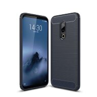 Чехол-накладка Carbon Fibre для Meizu 16 Plus (темно-синий) Чехол-накладка Carbon Fibre для Meizu 16 Plus (темно-синий)