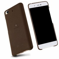 Кожаная накладка LENUO для Xiaomi Mi5S (коричневый)