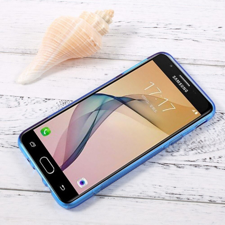 Нескользящий чехол для Samsung Galaxy J5 Prime SM-G570F (голубой)