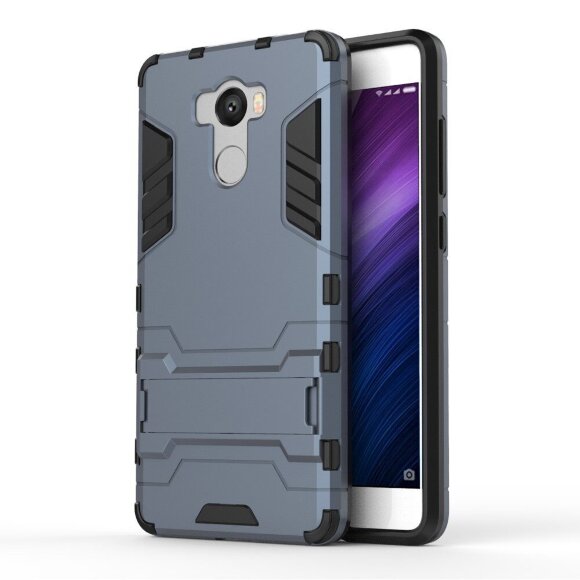 Чехол накладка Duty Armor для Xiaomi Redmi 4 / 4 Pro / 4 Prime (темно-серый)