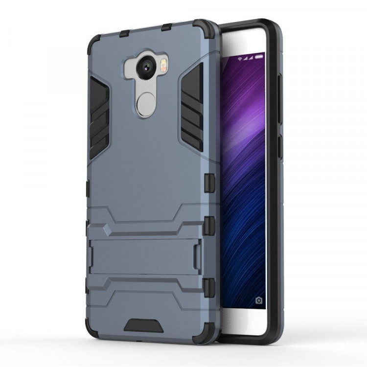 Чехол накладка Duty Armor для Xiaomi Redmi 4 / 4 Pro / 4 Prime (темно-серый)