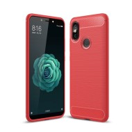 Чехол-накладка Carbon Fibre для Xiaomi Mi 6X / Xiaomi Mi A2 (красный) Чехол-накладка Carbon Fibre для Xiaomi Mi 6X / Xiaomi Mi A2 (красный)