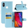 Чехол с визитницей для Xiaomi Mi 8 SE (голубой)