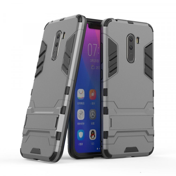 Чехол Duty Armor для Xiaomi Pocophone F1 / Poco F1 (серый)