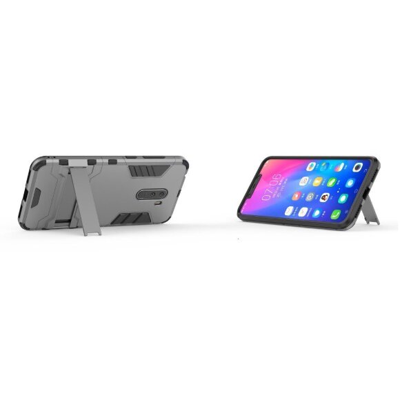 Чехол Duty Armor для Xiaomi Pocophone F1 / Poco F1 (серый) Чехол Duty Armor для Xiaomi Pocophone F1 / Poco F1 (серый)