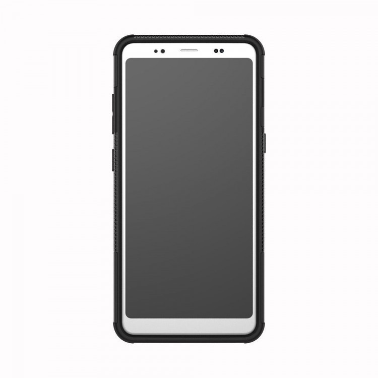 Чехол Hybrid Armor для Samsung Galaxy A8 Plus (2018) (черный)