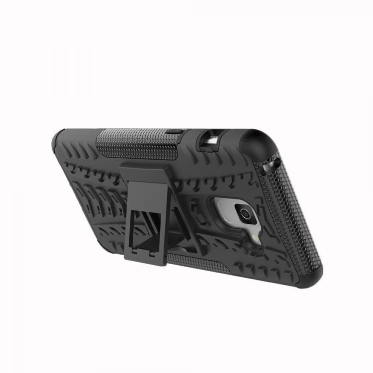 Чехол Hybrid Armor для Samsung Galaxy A8 Plus (2018) (черный)