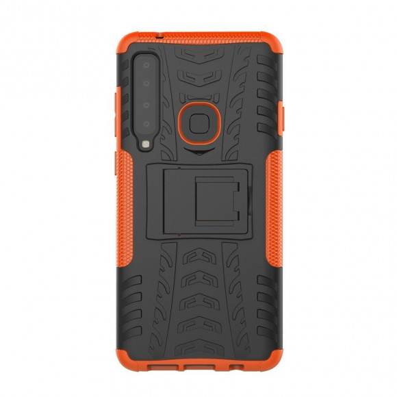 Чехол Hybrid Armor для Samsung Galaxy A9 (2018) (черный + оранжевый) Чехол Hybrid Armor для Samsung Galaxy A9 (2018) (черный + оранжевый)