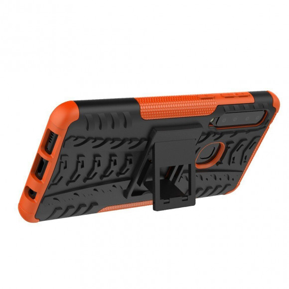 Чехол Hybrid Armor для Samsung Galaxy A9 (2018) (черный + оранжевый) Чехол Hybrid Armor для Samsung Galaxy A9 (2018) (черный + оранжевый)